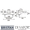 Bristan Java Bath Filler Shower Dimensions